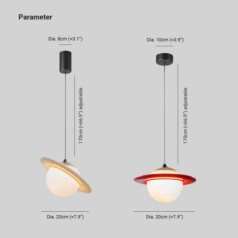 Morandi Kreativ LED Pendelleuchte Glas Arbeits/Schlafzimmer