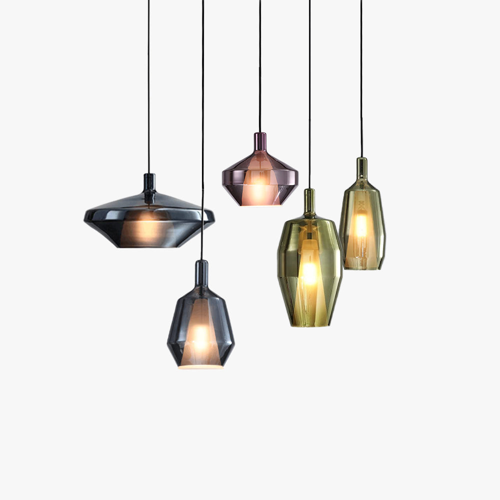 Hailie Modern Glas Pendelleuchte Wohnzimmer