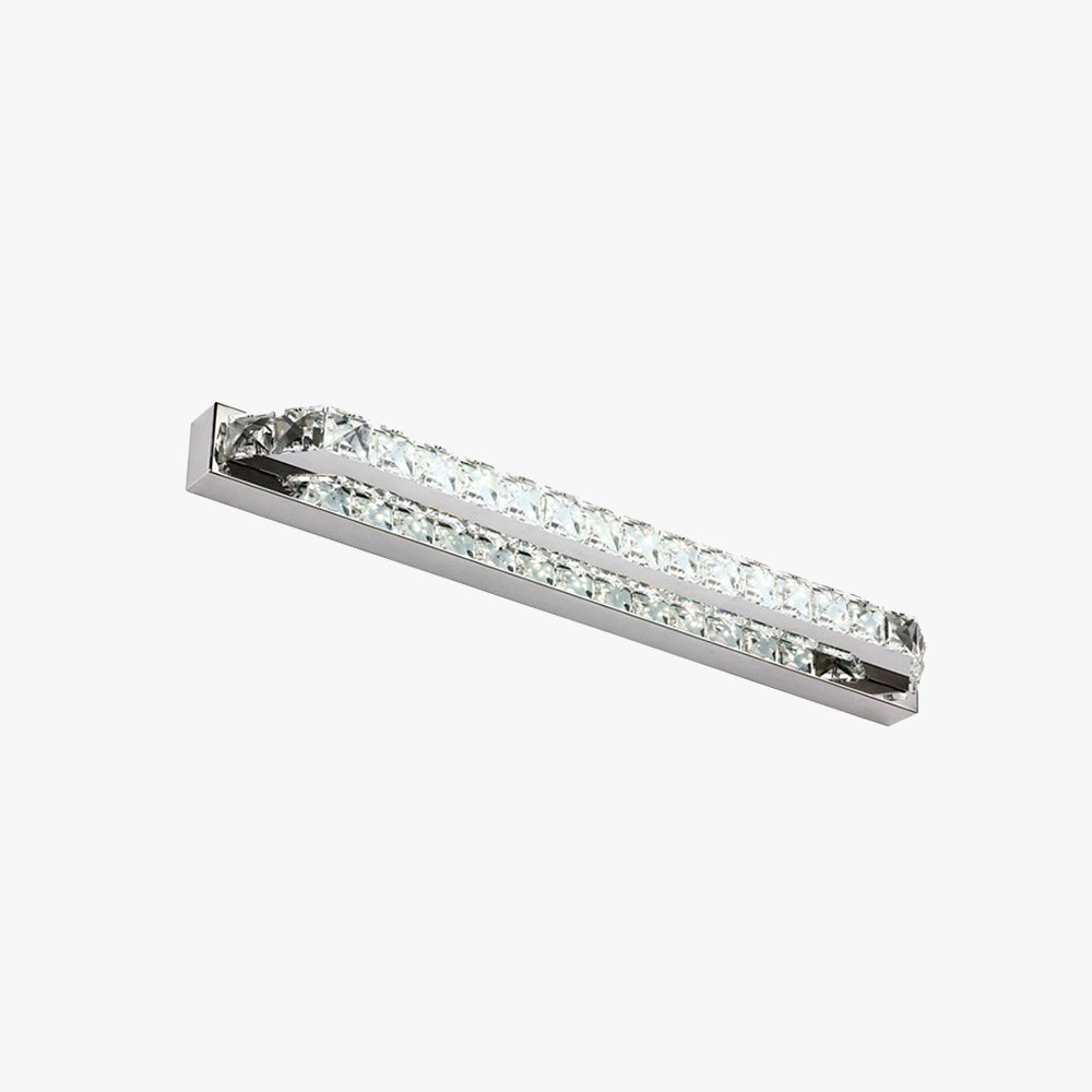 Kristy Luxury Design Linear LED Wandleuchte Silber/Gold Badezimmer Innen Metall&Kristall Dimmbar