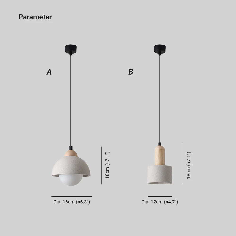 Ozawa Minimalism LED Modern Pendelleuchte Weiß für Schlafzimmer/Nachttisch/Kücheninsel/Wohnzimmer