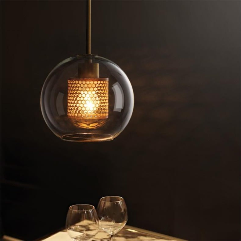 Oneal Nordlux Industrie LED Pendelleuchte, Glas, Kugel, Esszimmer