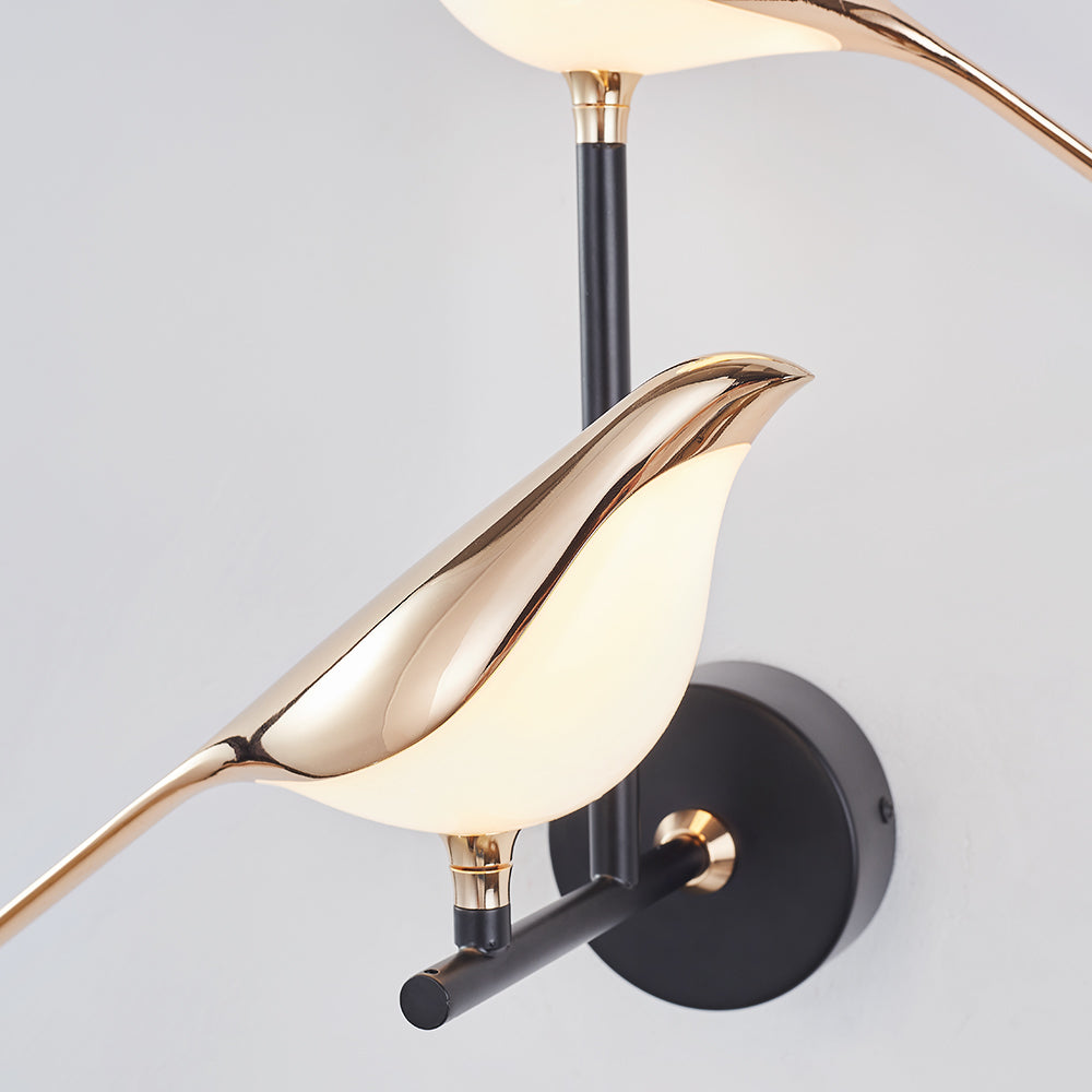 Clifford Minimalist Design LED Wandleuchte Gold Wohn/Schlaf/Kinderzimmer Metall&Acryl