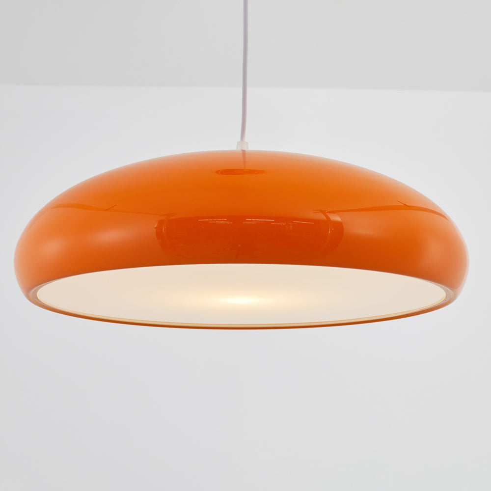 Leilani Modern Pendelleuchte Orange/Schwarz/Weiß/Weinrot Wohn/Schlafzimmer Metall