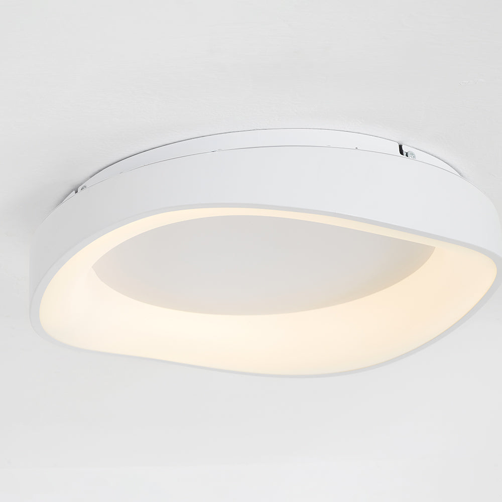 Arisha Modern LED Deckenleuchte Weiß Wohnzimmer Metall/Acryl