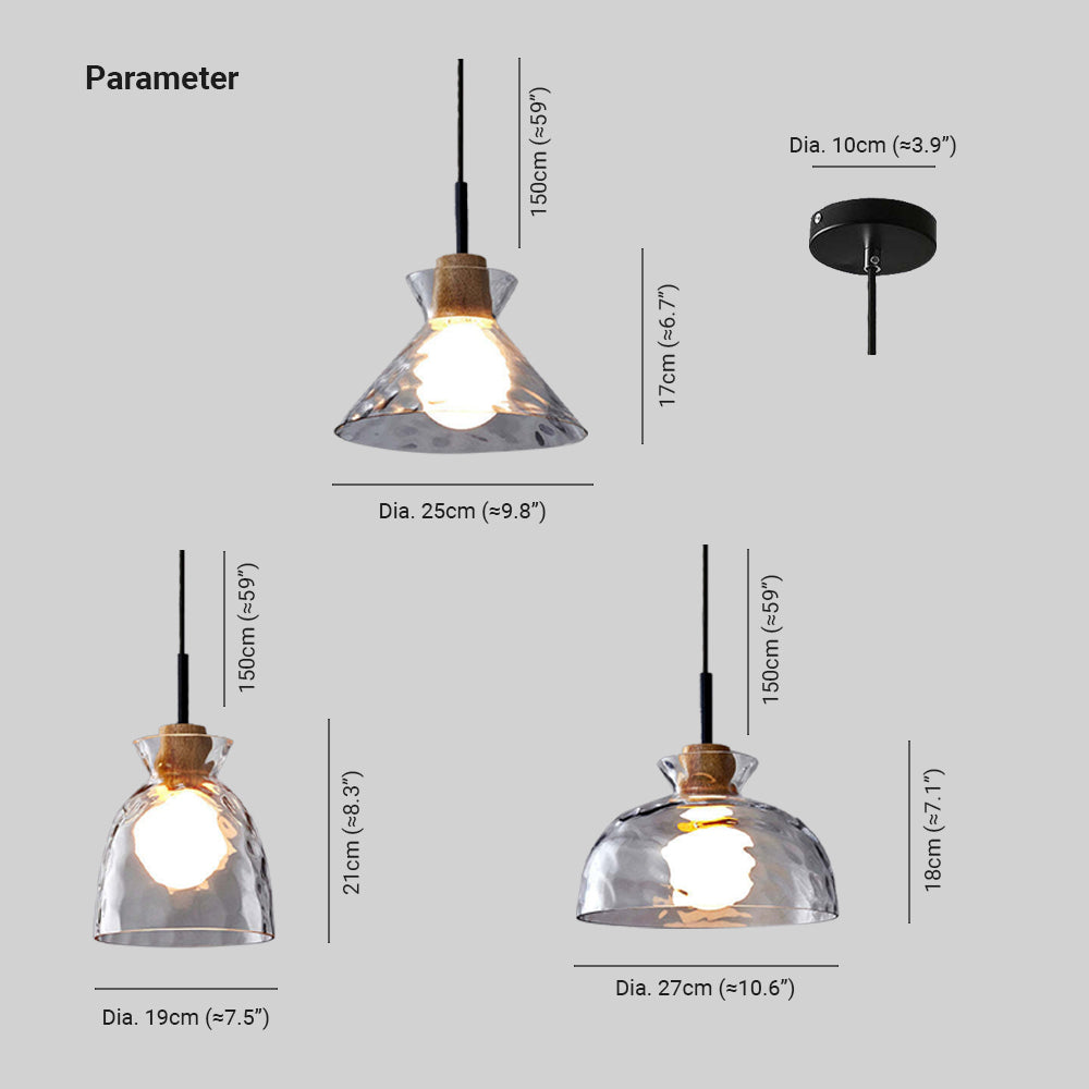 Levy Modern LED Pendelleuchte Schale Weiß Esszimmer/Küche Glas