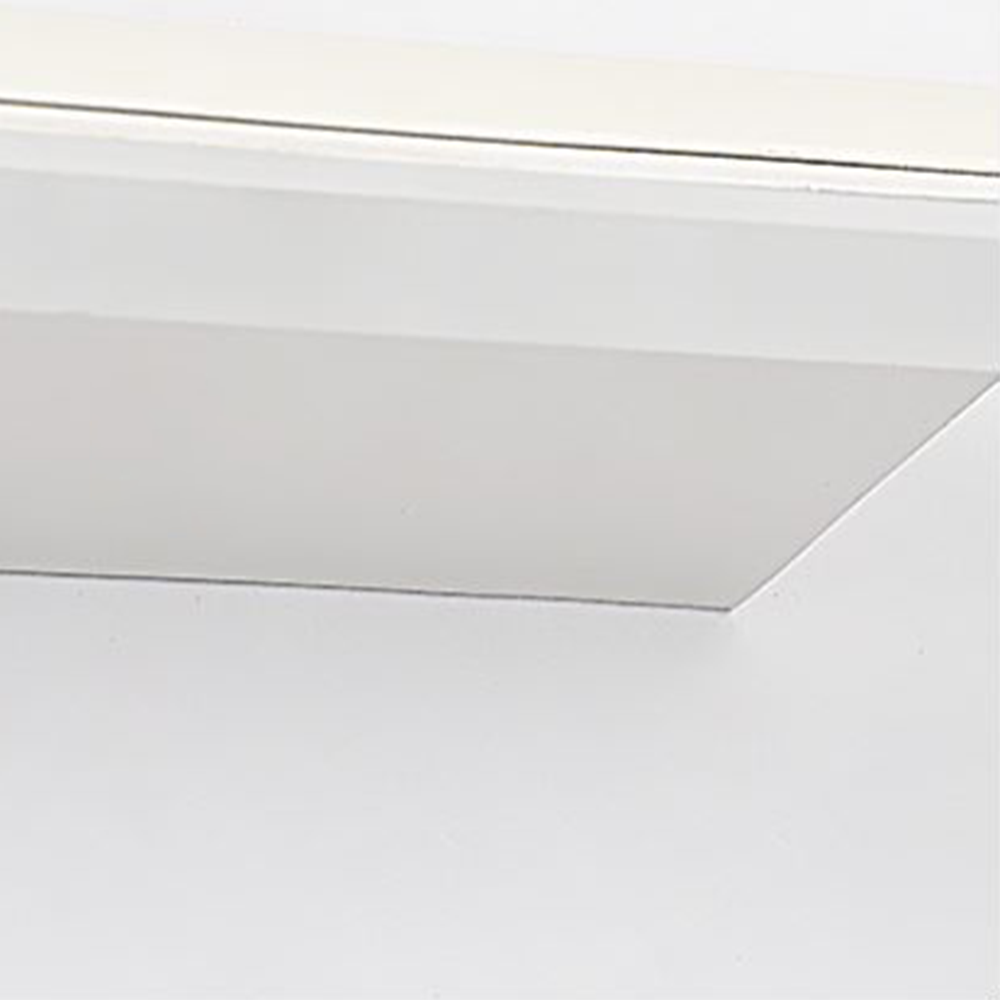 Leigh Minimalistische Modern Linear LED Wandleuchte Weiß Badezimmer Innen Metall/Acryl