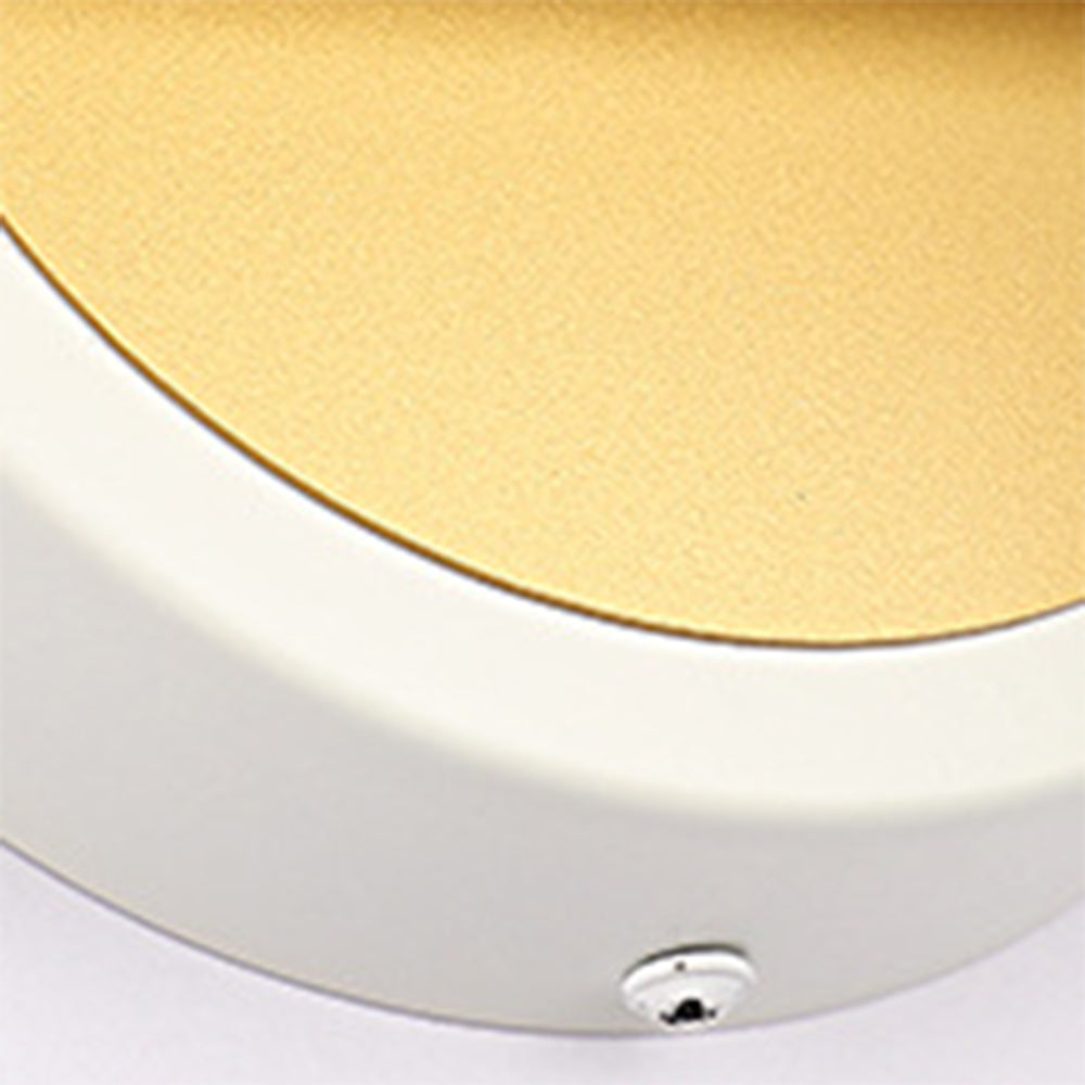 Leigh Modern LED Wandleuchte Gold/Weiß Badezimmer Metall&Acryl