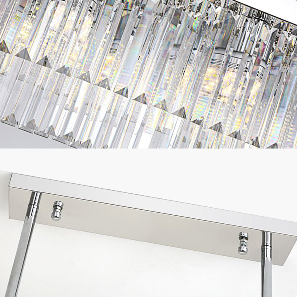 Marilyn Moderne Art Deco LED-Pendelleuchte, Kristall/Metall