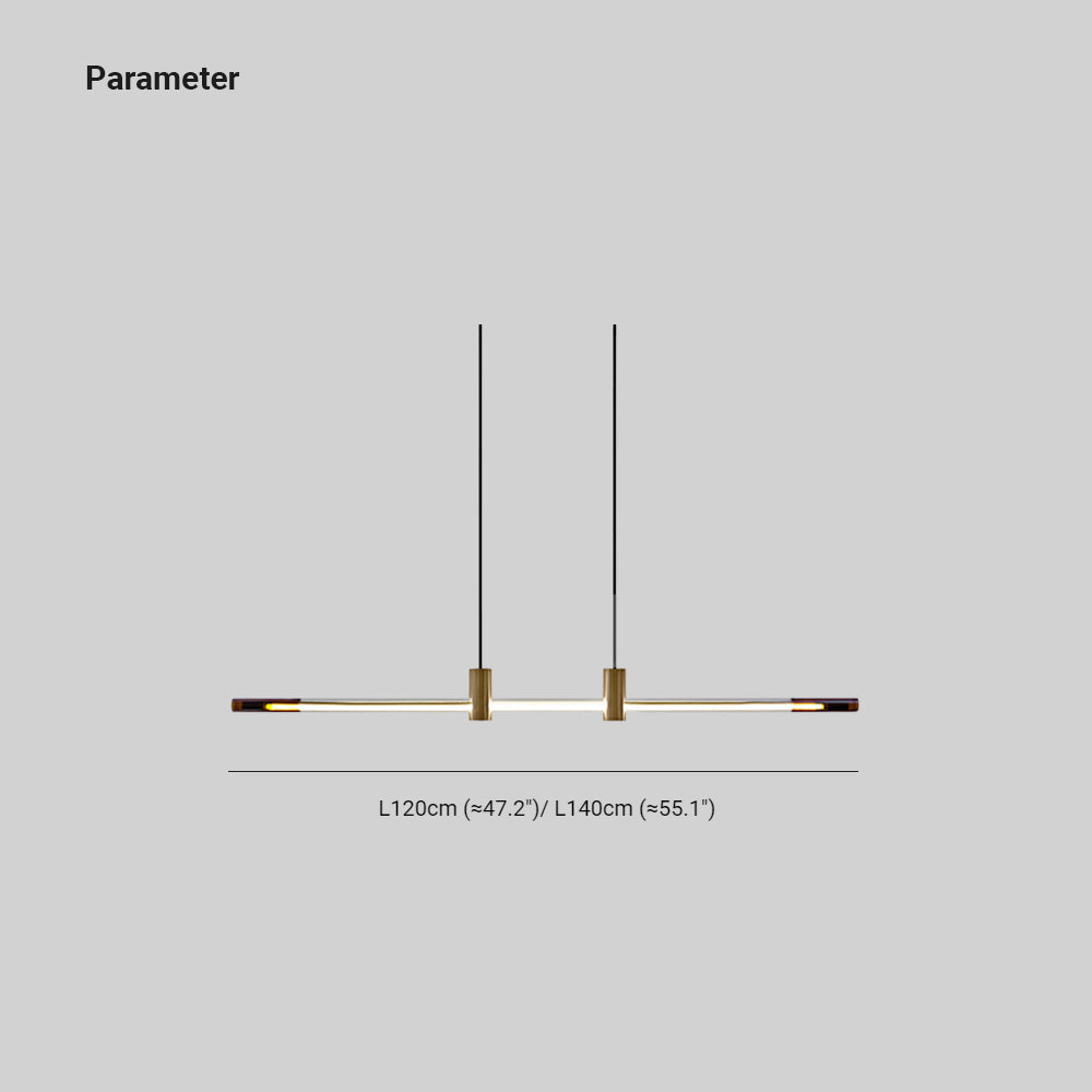 Minimalistische Lineare Pendelleuchte, Esszimmer/Bar, LED