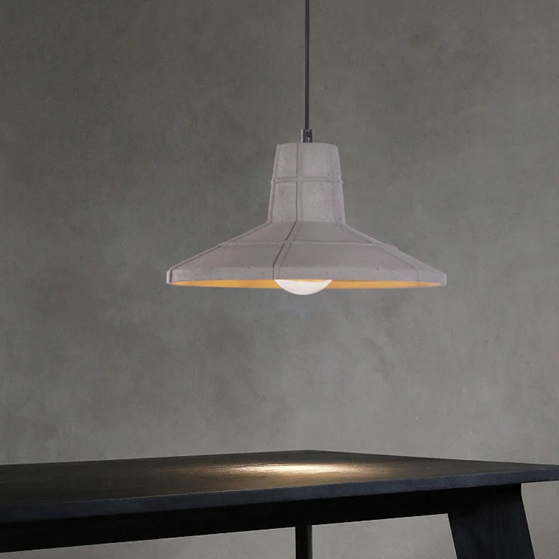 Byers Industrial LED Modern Pendelleuchte Zement Wohn/Esszimmer