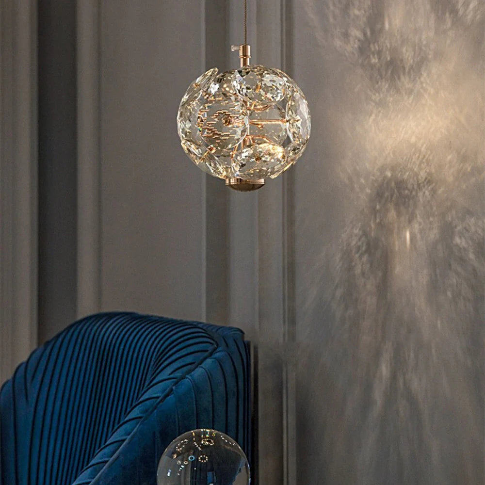 Kristy Luxus LED Pendelleuchte Kristall Wohn/Schalfzimmer