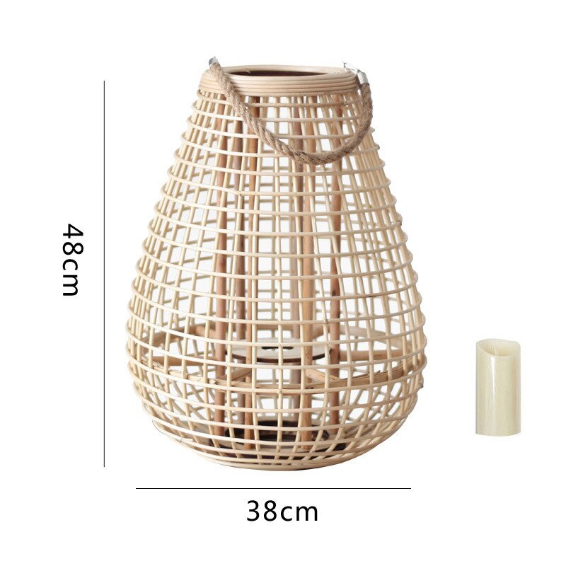 Muto Natural Rattan Stehlampe, Schlafzimmer/Wohnzimmer LED