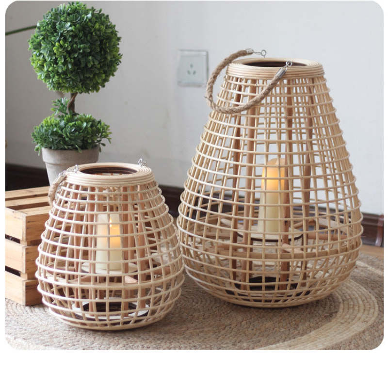 Muto Natural Rattan Stehlampe, Schlafzimmer/Wohnzimmer LED