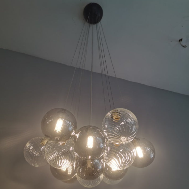 Valentina Modern LED Pendelleuchte Metall/Glas Wohnzimmer/Esszimmer