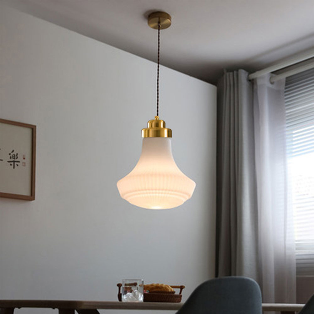 Hailie Retro PendelleuchteMetall Glas Wohnzimmer Esszimmer