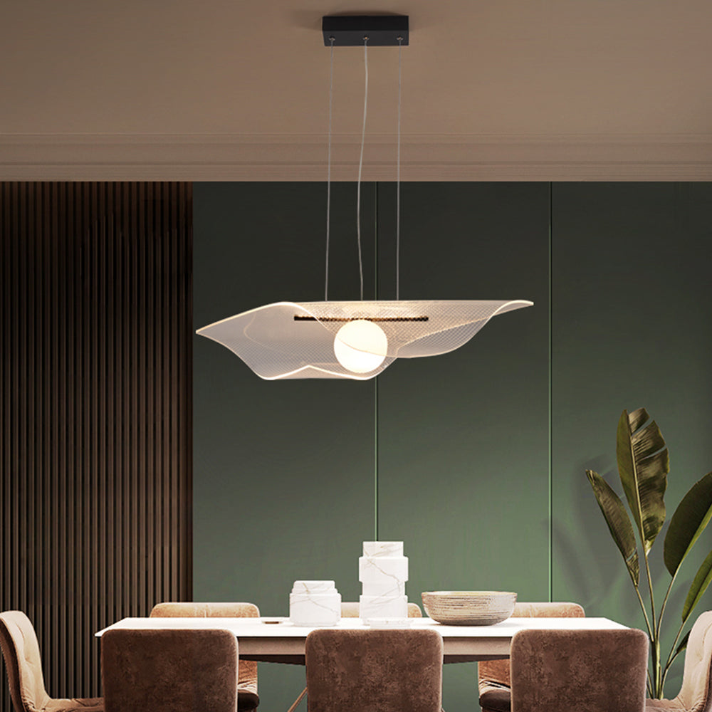 Cairns Minimalismus LED Pendelleuchte Acryl Metall Wohnzimmer