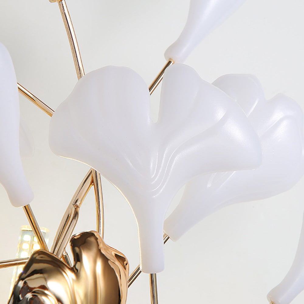 Olivia Design LED Wandleuchte Schlafzimmer/ Wohnzimmer Weiß/Gold
