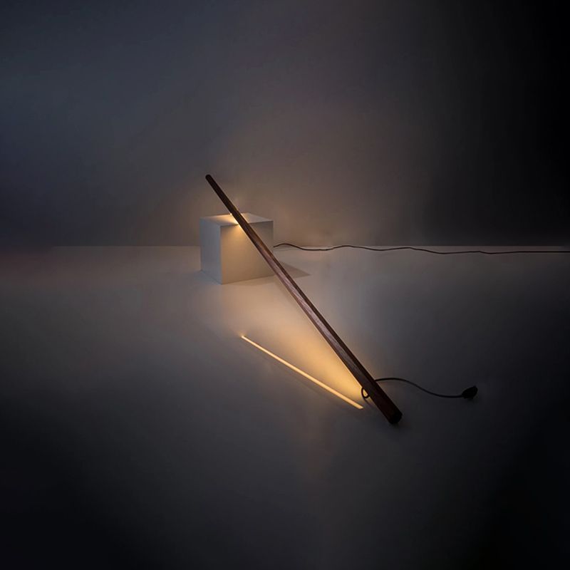 Ozawa Modern LED Stehlampe Linear Wohn/Schlafzimmer Holz