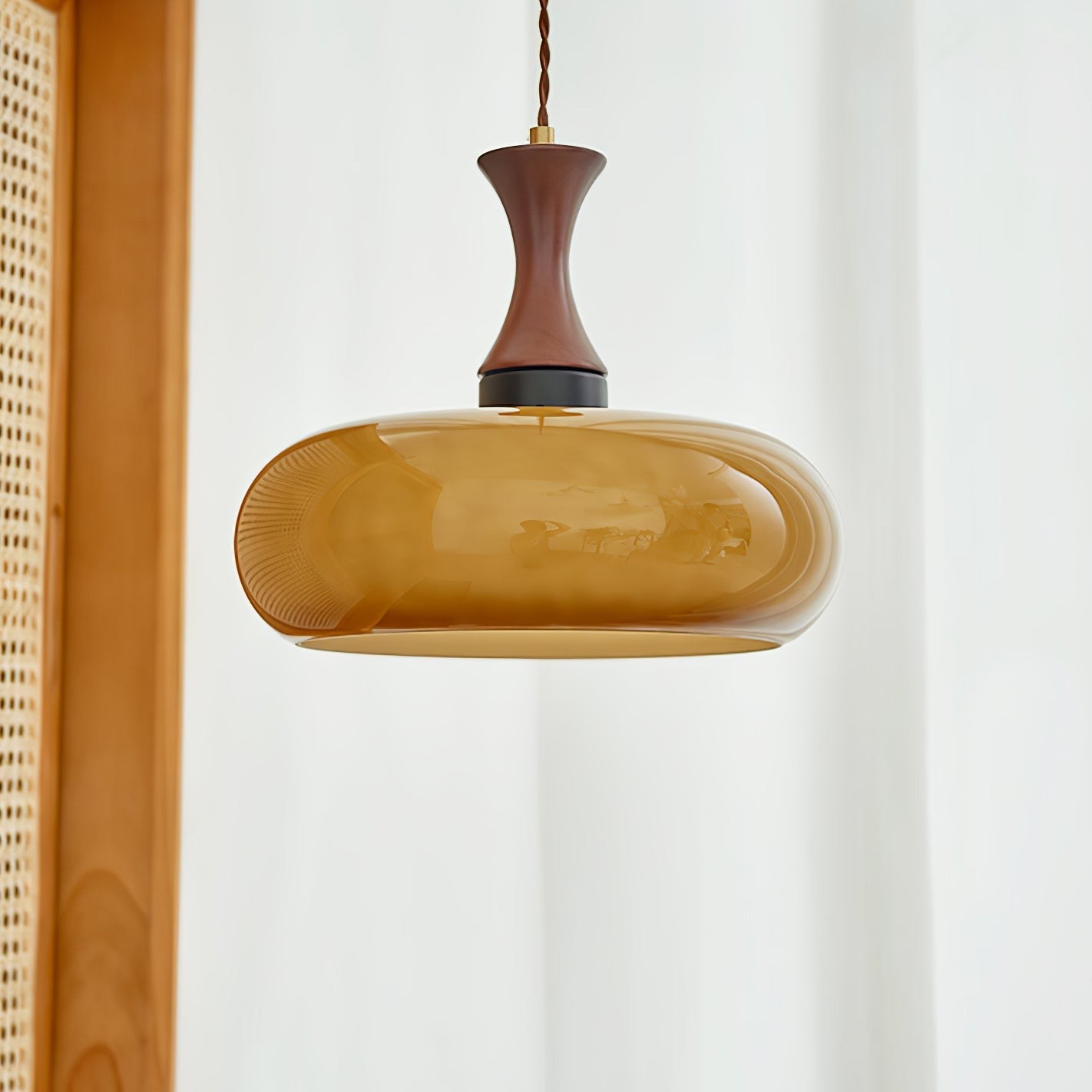 Cairns Vintage LED Glas Pendelleuchte Wohnzimmer