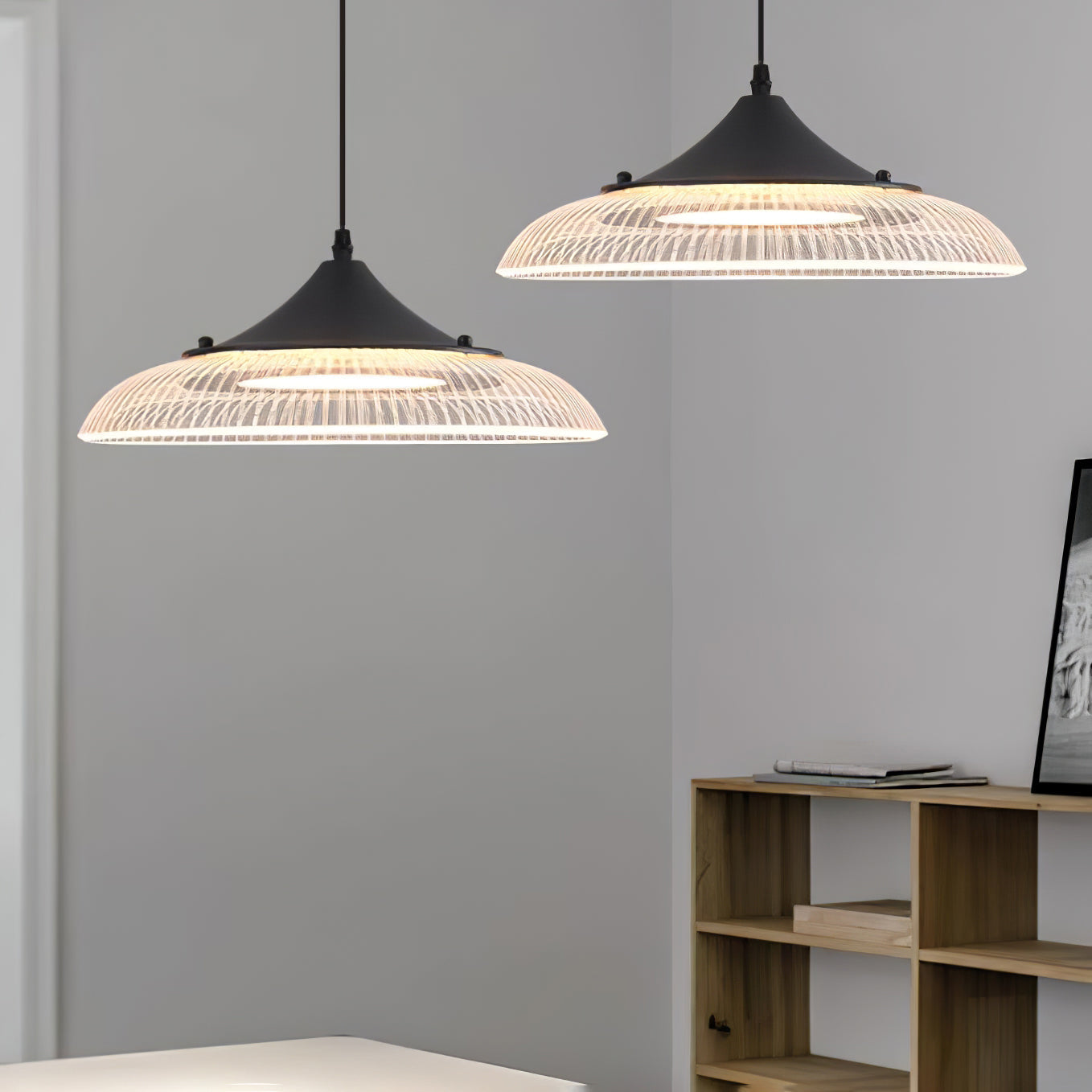 Cairns Runden LED Pendelleuchte Acryl Wohnzimmer Esszimmer