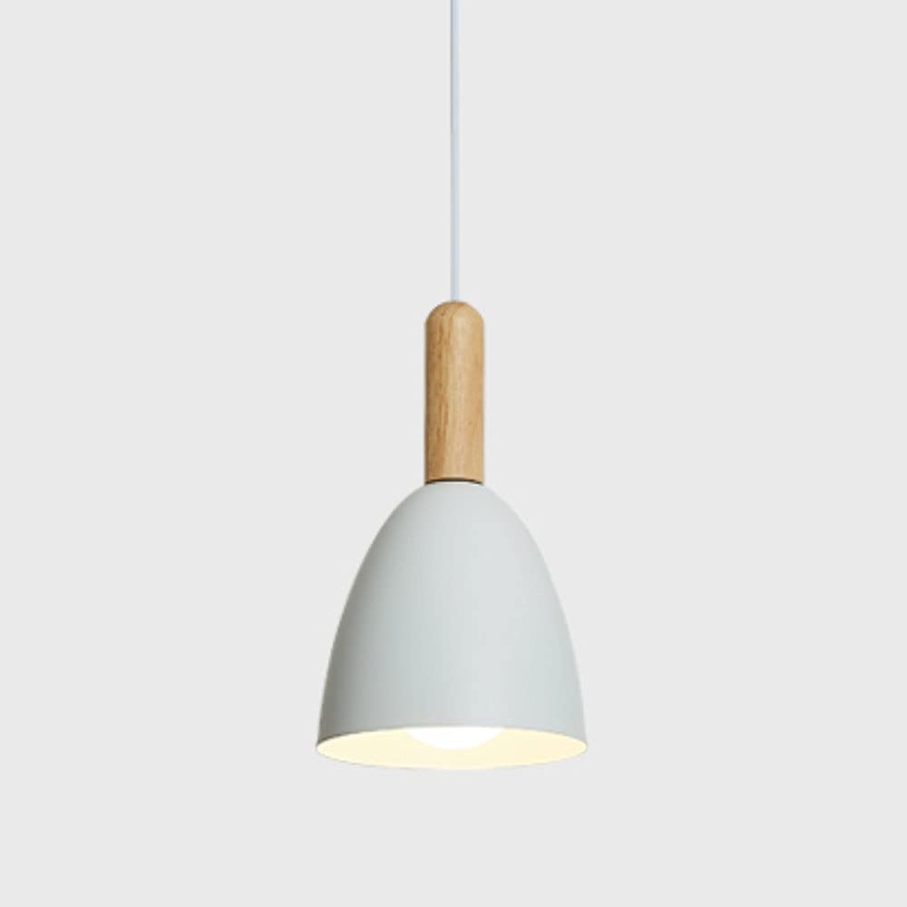 Morandi Moderne minimalistische LED Pendelleuchte Metall/Holz Wohnzimmer/Schlafzimmer