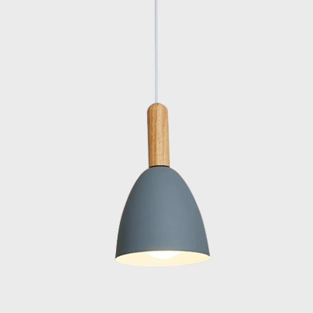 Morandi Moderne minimalistische LED Pendelleuchte Metall/Holz Wohnzimmer/Schlafzimmer