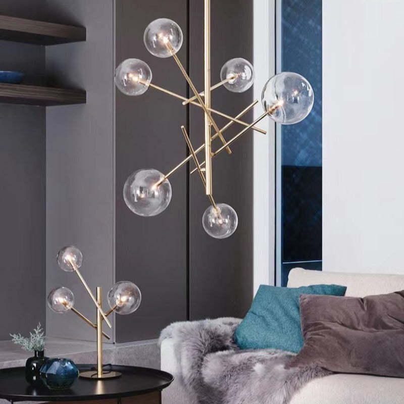 Valentina Bubble Branch LED Kronleuchter Gold Küche/Esszimmer Glas&Metall