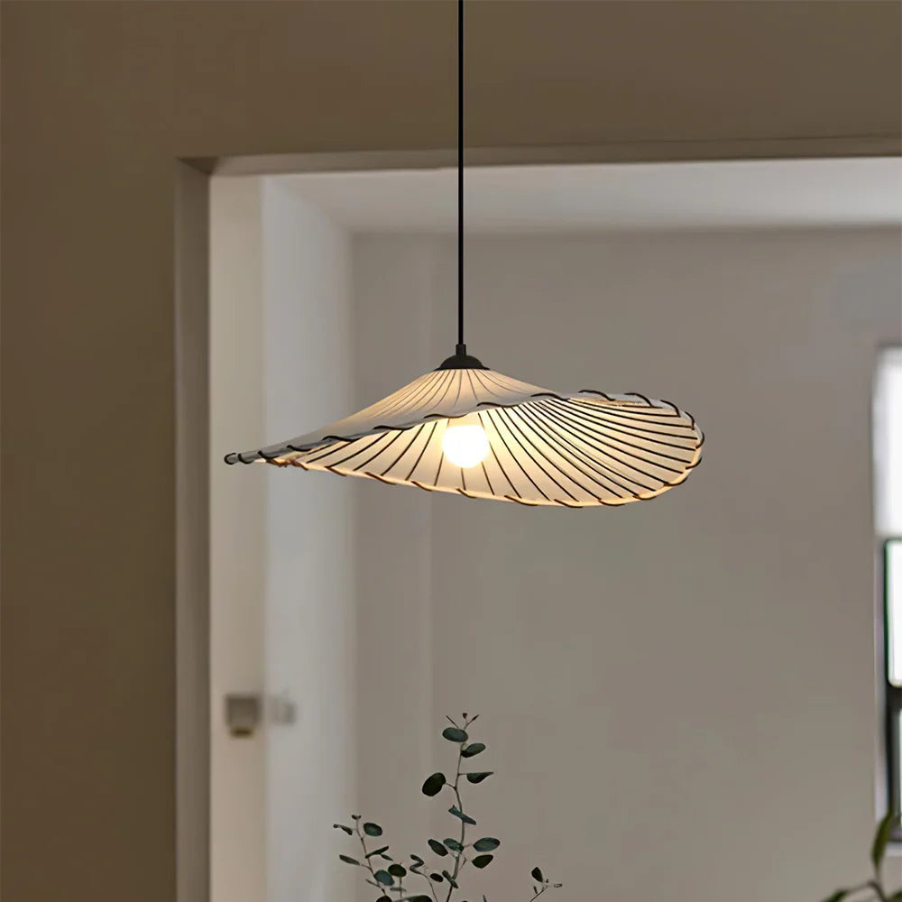 Byers Wabi-Sabi Retro LED Pendelleuchte Stoff/Metall Esszimmer