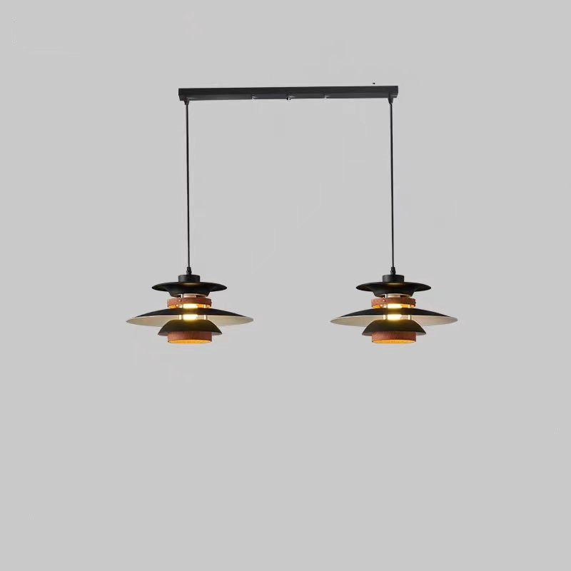 Morandi Modern LED Pendelleuchte Schwarz/Weiß/Holz/Metall Esszimmer