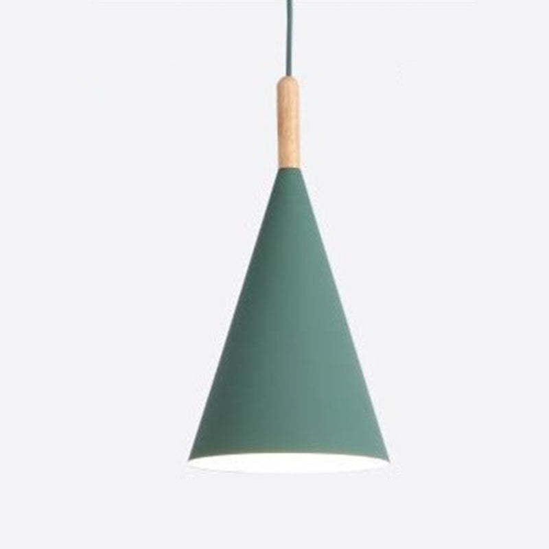 Lumiano Modern LED  Pendelleuchte Farbig Schlaf/Wohnzimmer Holz