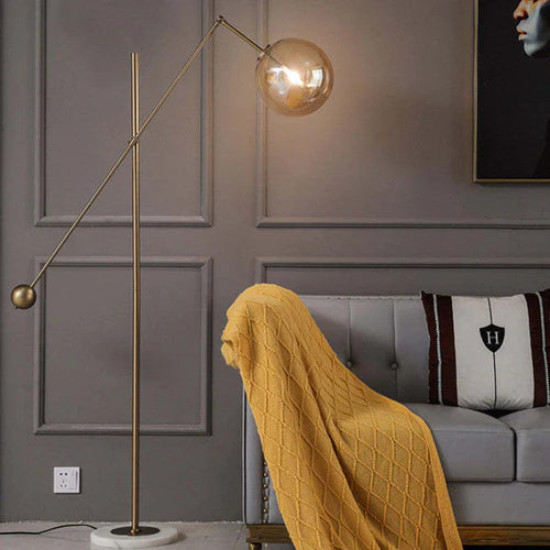 Valentina Minimalistische LED stehlampe Wohnzimmer/Schlafzimmer Gold