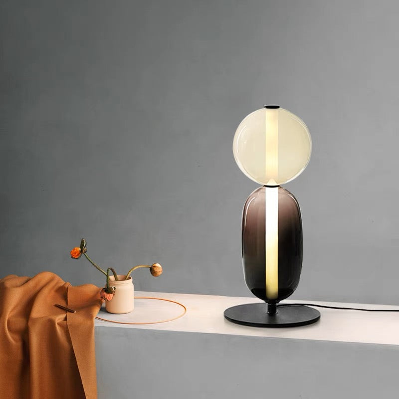 Morandi Modern LED Stehlampe Bunt Ess/Wohn/Schlafzimmer Metall/Glas