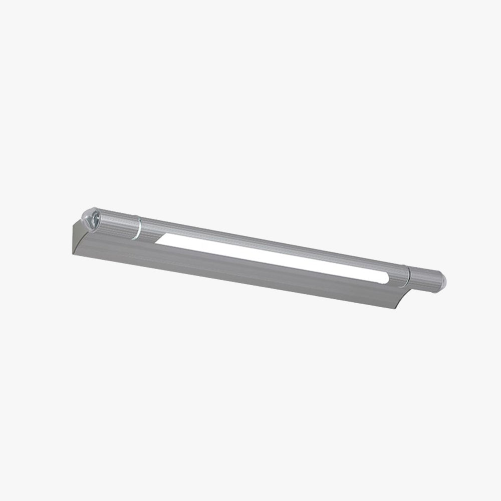 Edge Minimalistisch Linear Led Wandleuchte Silber Badezimmer Metall Acryl 52/55/62/64/81/93 cm