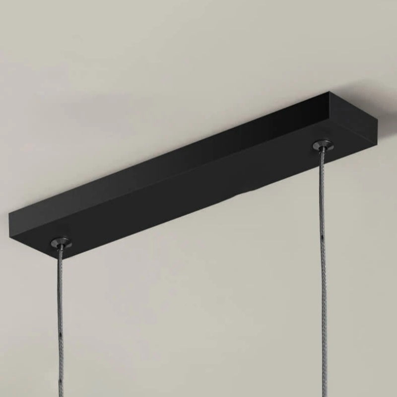 Edge Modern LED Pendelleuchte Gold/Schwarz Metall Ess/Wohnzimmer