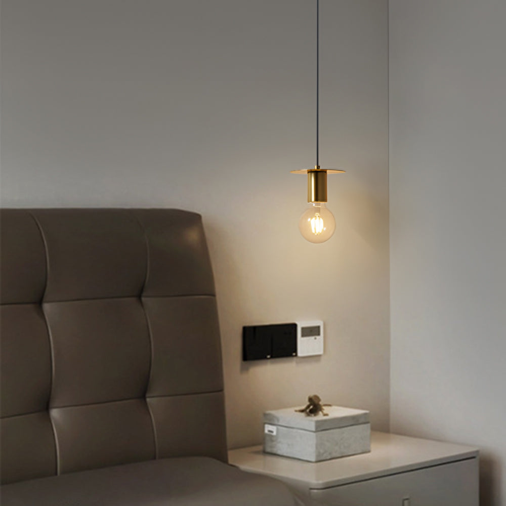 Hailie Modern Einfache Luxus Pendelleuchte Kupfer Walnuss Schlafzimmer/Esszimmer