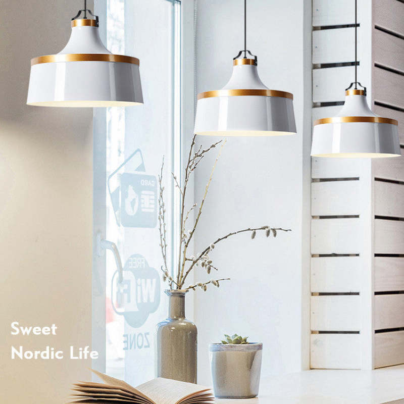 Morandi Nordische Postmodern LED Pendelleuchte Blau/Schwarz/Weiß/Grün/Grau Ess/Wohn/Schlafzimmer Metall