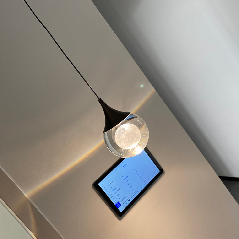 Elif Modern LED Pendelleuchte Schwarz Schlafzimmer/Arbeitszimmer