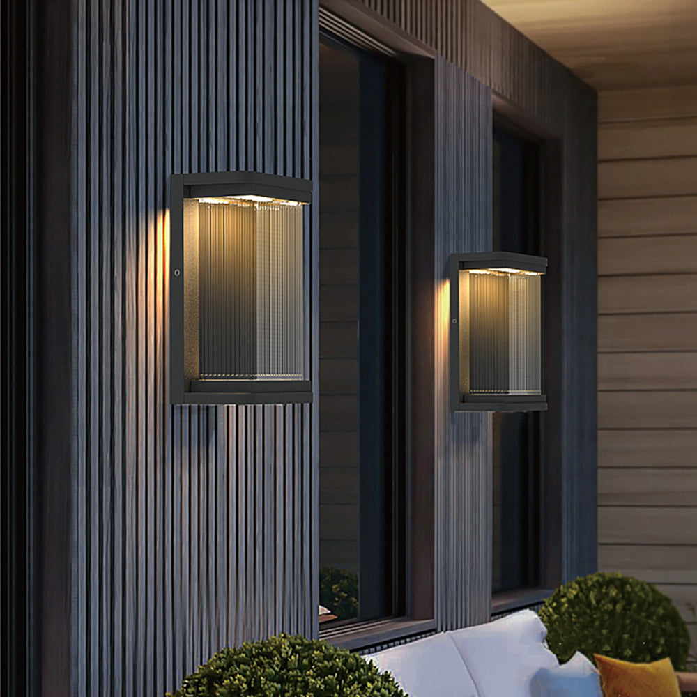 Orr Minimalistisch Außenwandleuchte für Balkon & Terrasse