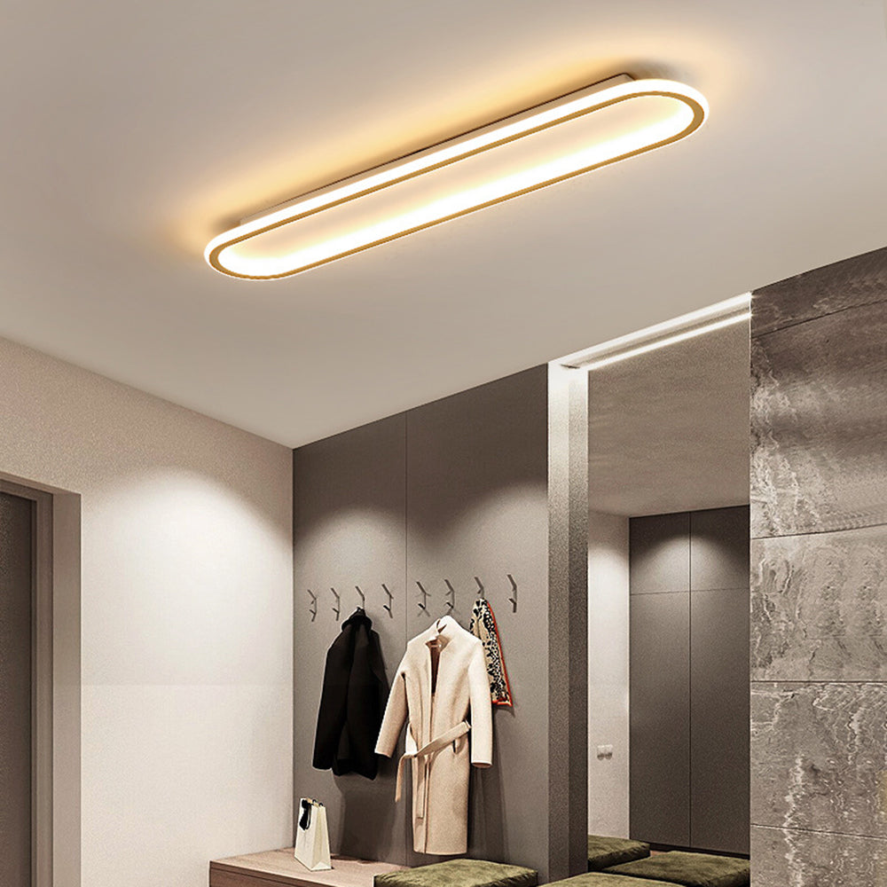 Gold Las Sola LED Modern | Schlaf/Wohnzimmer Deckenleuchte Dimmbar