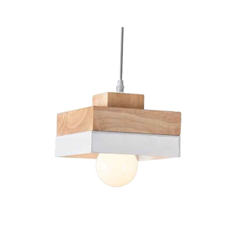 Morandi Modern LED Pendelleuchte Wohnzimmer Esszimmer, Schwarz/Weiß, Metall Holz