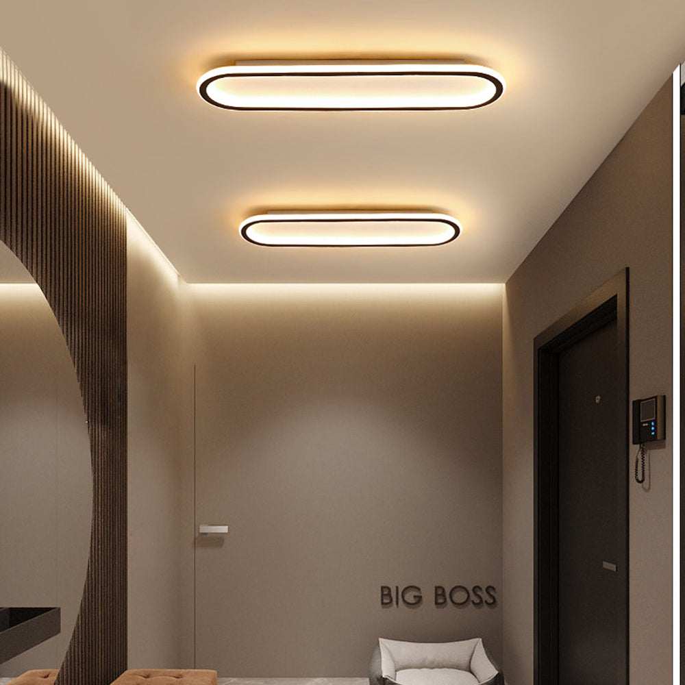 Schlaf/Wohnzimmer Las LED Sola Deckenleuchte Gold Modern | Dimmbar