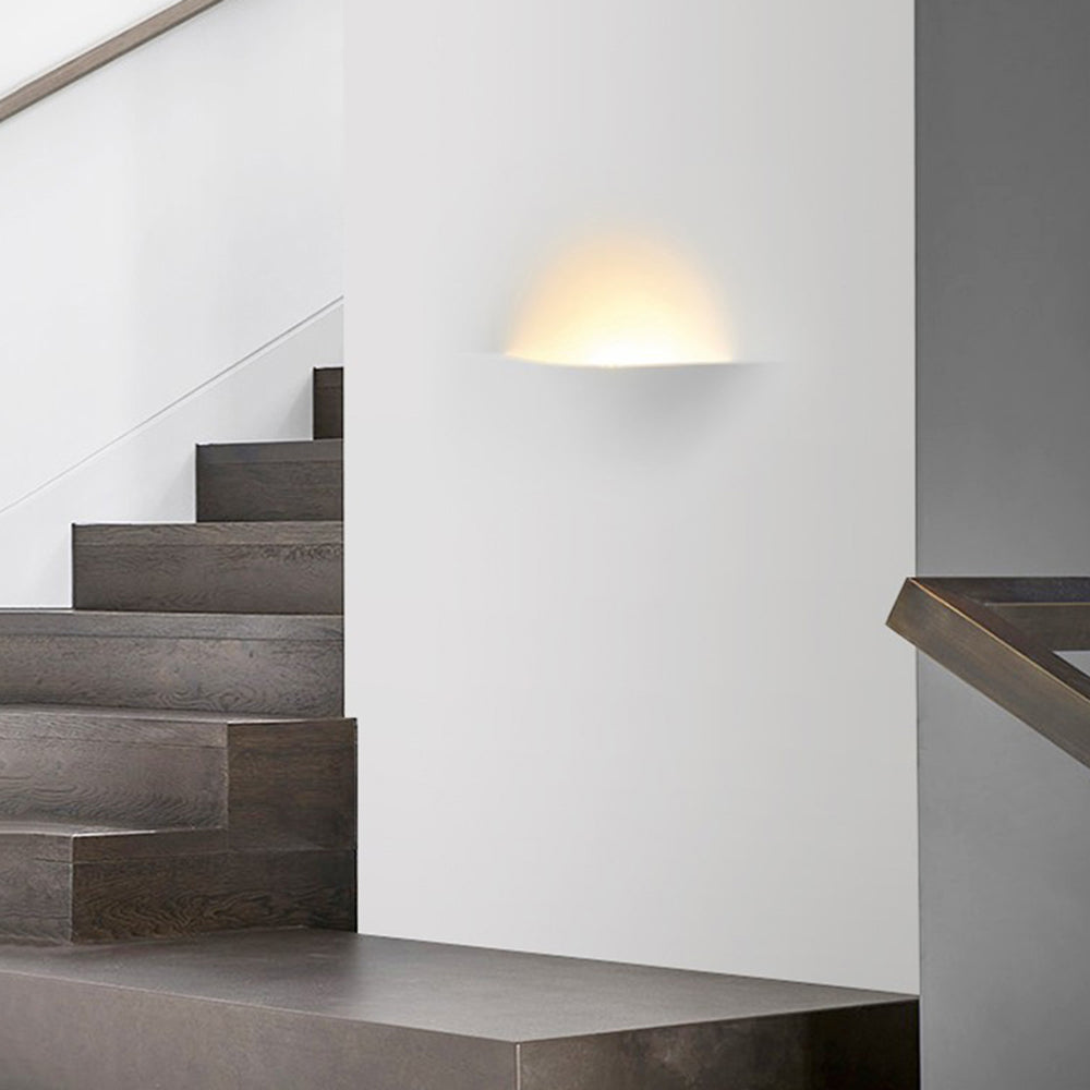 Elif Modern LED Wandleuchte Metall/Putz Weiß Wohnzimmer