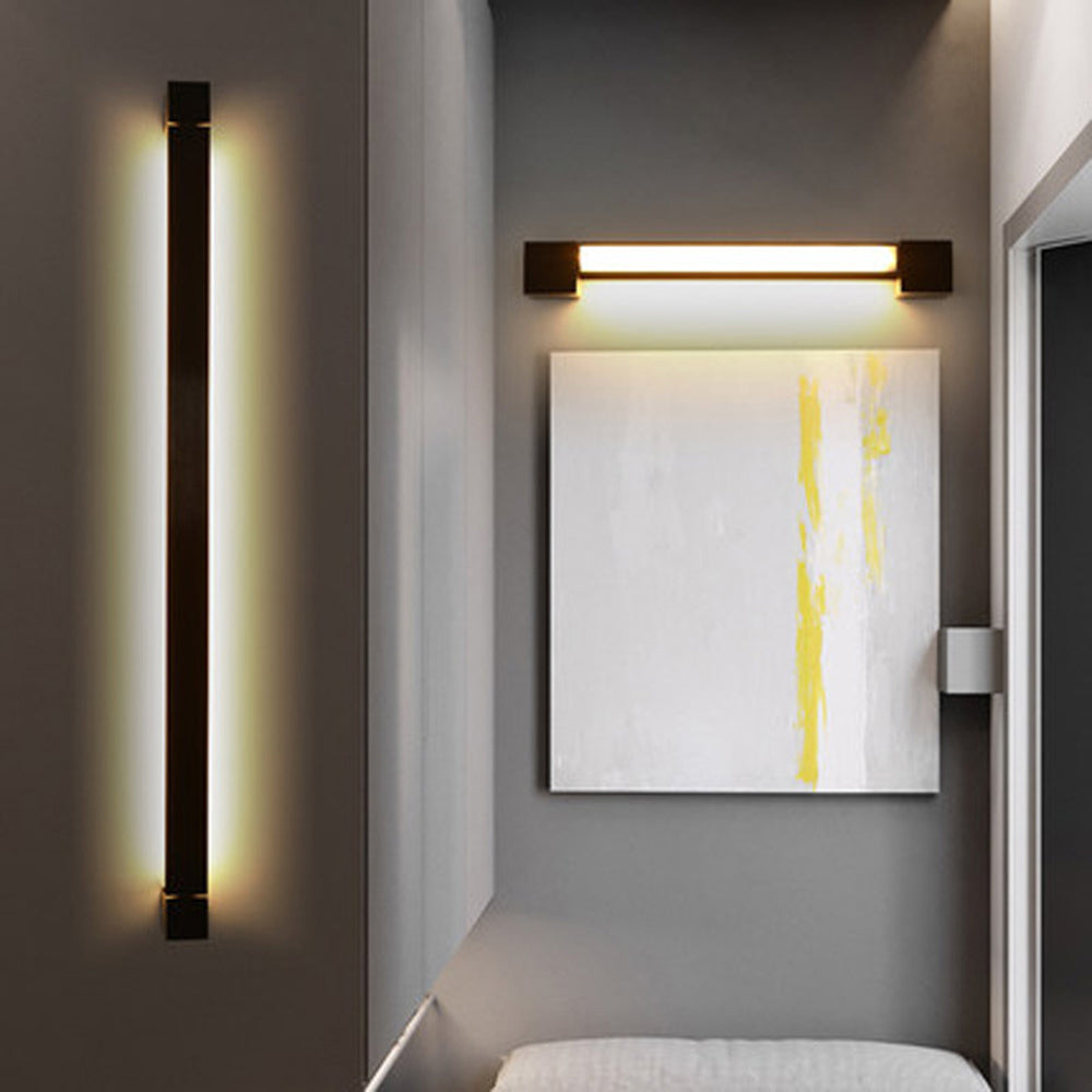 Edge Modern Linear LED Wandleuchte Schwarz Bad/Wohn/Schlafzimmer Innen Metall&Acryl