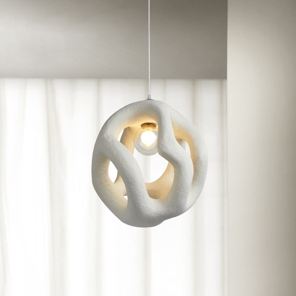 Byers Design LED Pendelleuchte Weiß/Schwarz Ess/Wohn/Schlafzimmer Metall&Harz