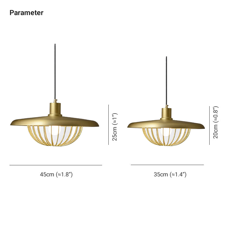 Carins Modern LED Designer Pendelleuchte Schlafr/Wohn/Esszimmer 5 Farben Metall Durchmesser-35-45cm