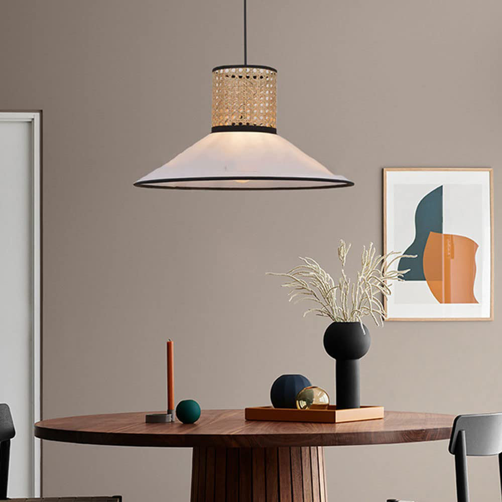 Ritta Moderne LED Pendelleuchte Weiß/Schwarz Wohnzimmer/Esszimmer