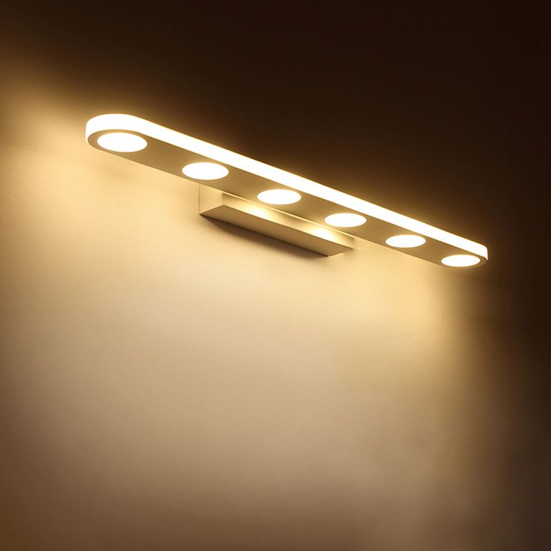 Leigh Moderne LED Wandlampen Weiß Innen Badezimmer/Arbeitszimmer