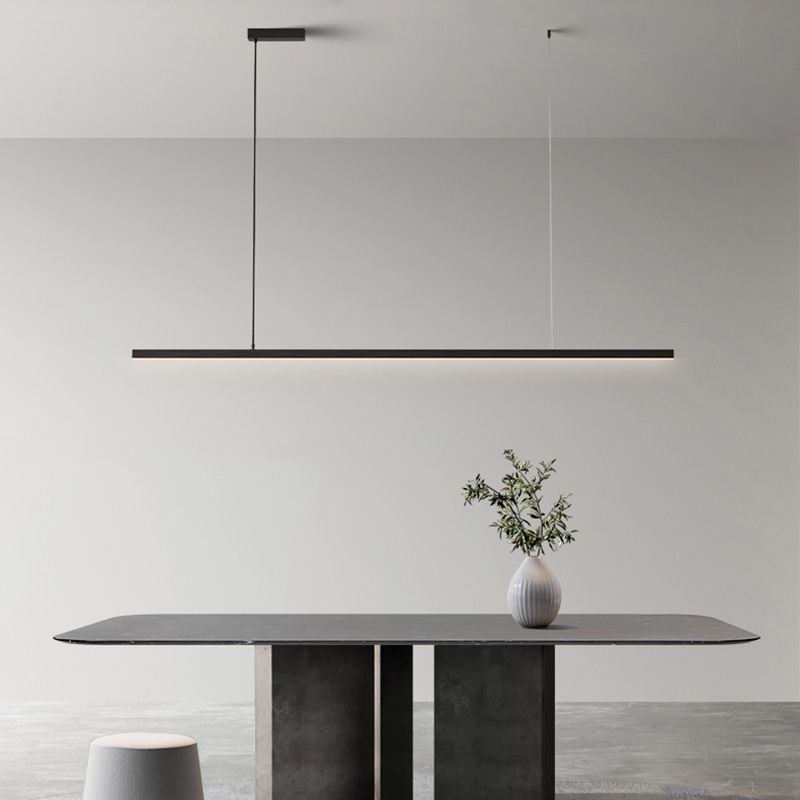 Edge Design LED Pendelleuchte Linear Schwarz/Weiß Küche/Esszimmer Metall