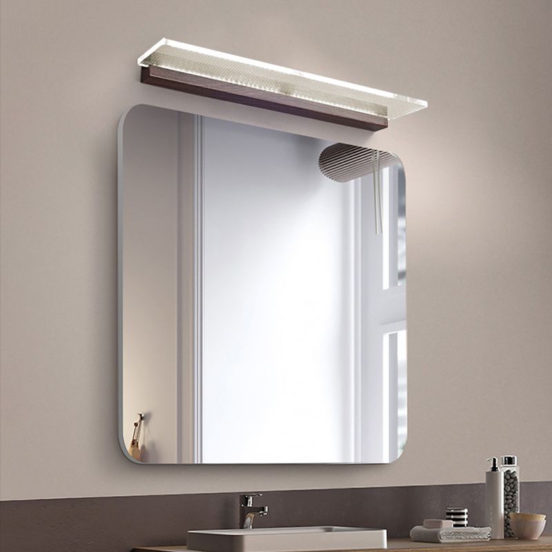Ozawa Minimalistische LED Wandleuchte Klar Badezimmer/Wohnzimmer
