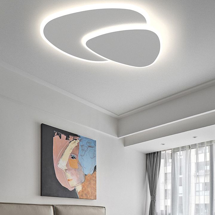 Quinn Modern LED Deckenleuchte Weiß Wohn/SchlafzimmerL 40/50CM